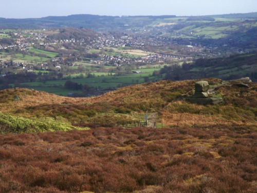 The Derwent Valley from Stanton Moor