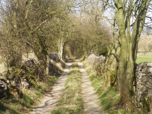 A green lane between Calton and Farwall
