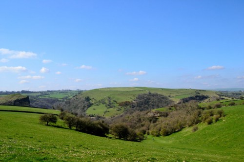Public Footpath to Thor's Cave and the Manifold Valley from Wetton