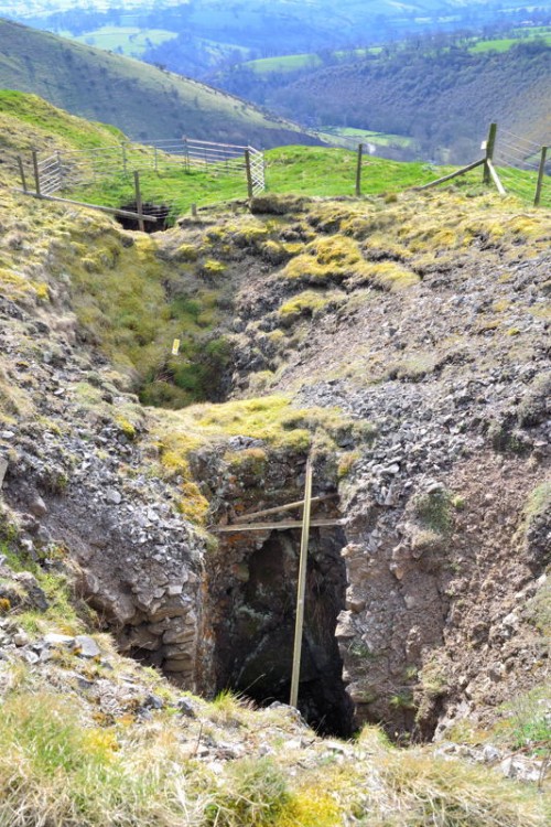 Mine Shafts on Ecton Hill above Ecton