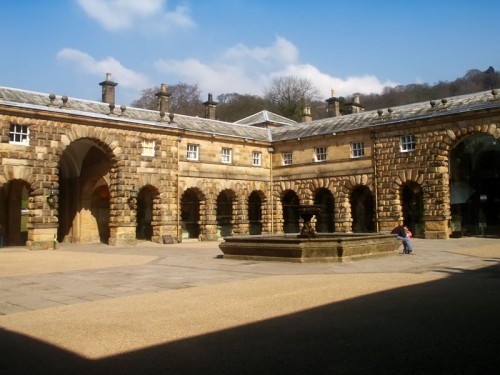 The 18th century stables at Chatsworth houses Jean-Pierre's Bar and The Carriage House restaurant