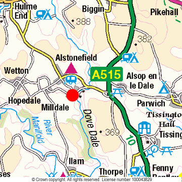 Milldale Location Map