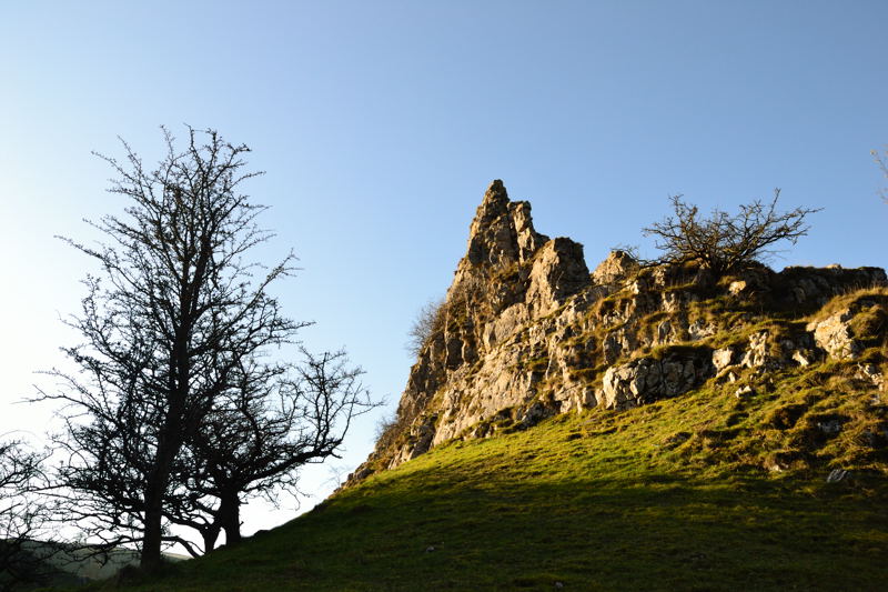 A Rocky Tor in Wolfscote Dale