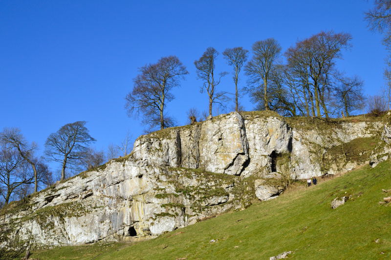 Limestone Caves in Wolfscote Dale