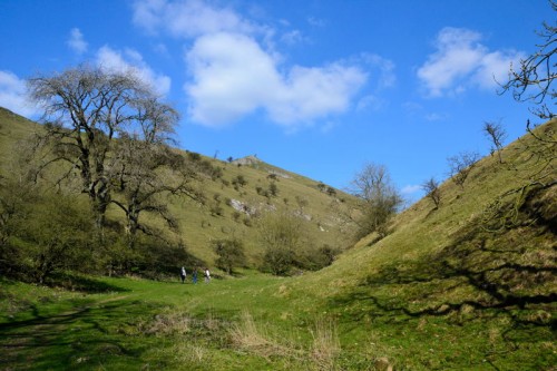 Footpath in the Dry Valley below Wetton Hill