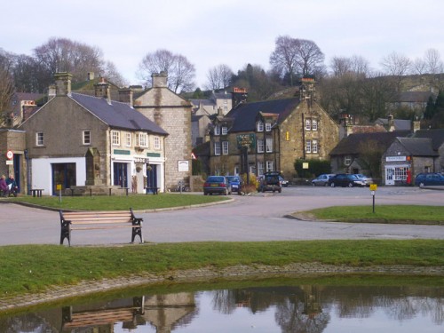 Hartington, Village Square and Mere. Markets were held on the square, it was granted a charter in 1203