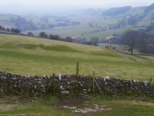 Looking south along the Upper Dove Valley towards Hartington