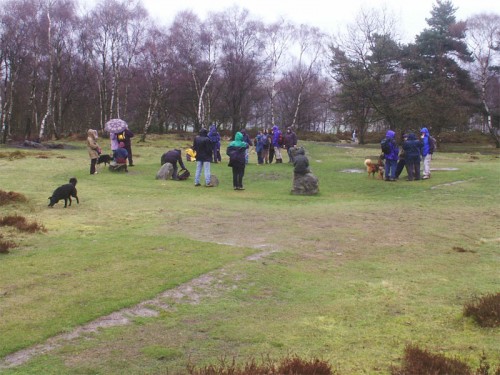 The Nine Ladies Stone Circle on Stanton Moor dates from the Bronze Age and is under the care of English Heritage