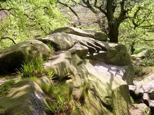Carved Armchairs at Rowtor Rocks