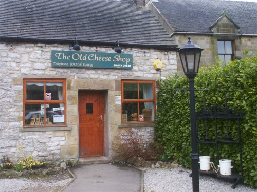 The Old Cheese Shop in Hartington. Now selling cheese made locally by Hartington Creamery