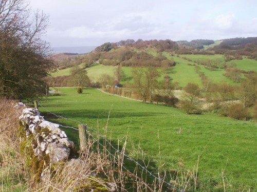 View north from the Limestone Way
