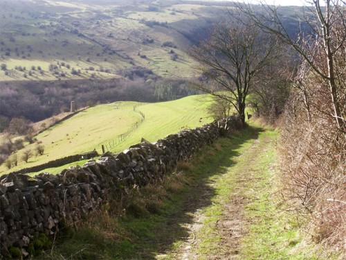 Footpath between Cressbrook and Litton Mill